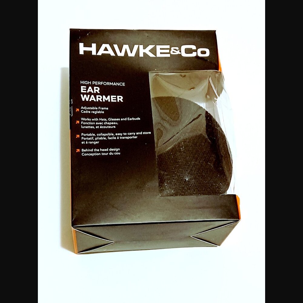 Hawke & Co Adjustable Frame High Performance Black Ear Warmers